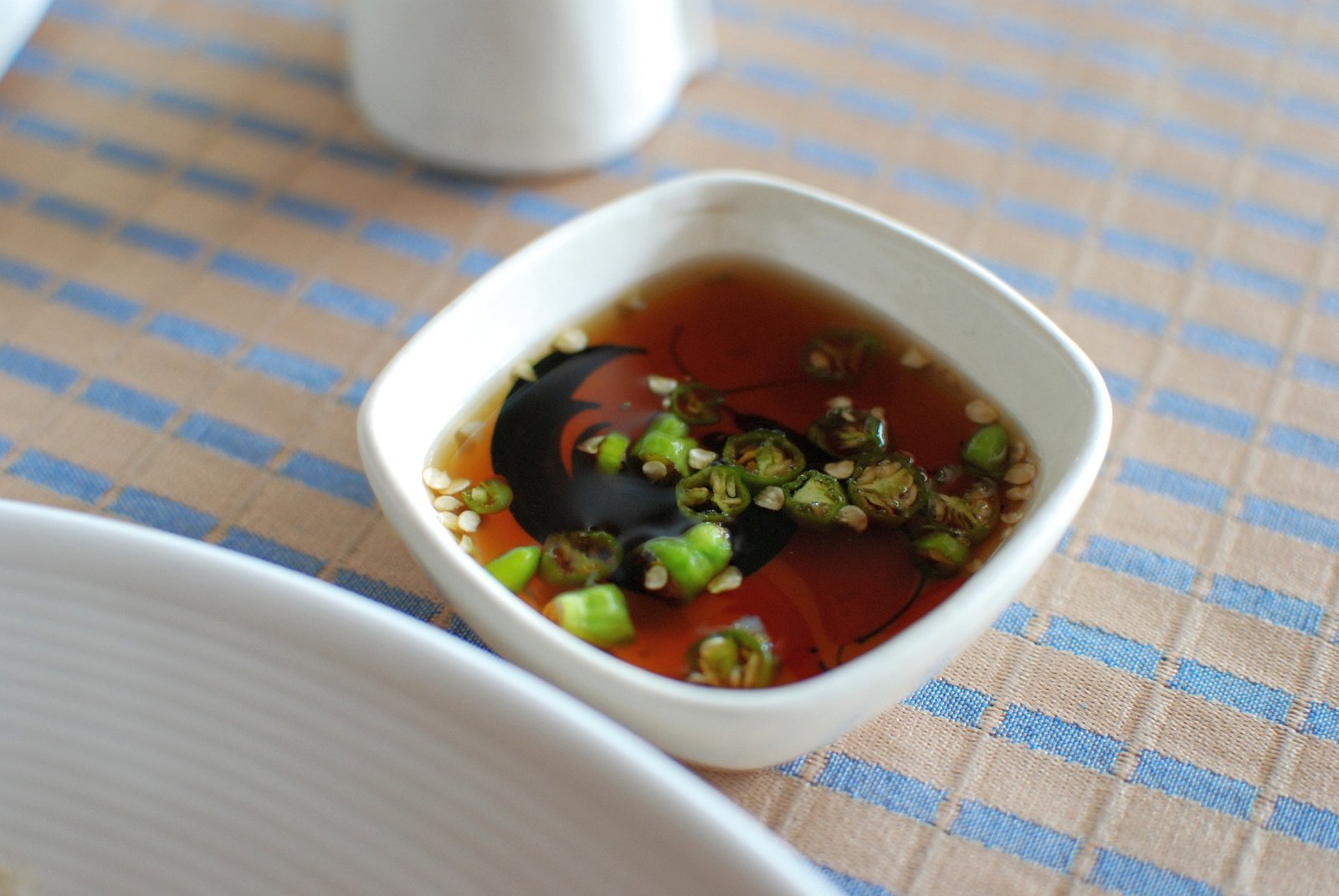 Nam pla prik, a Thai sauce made with fish sauce